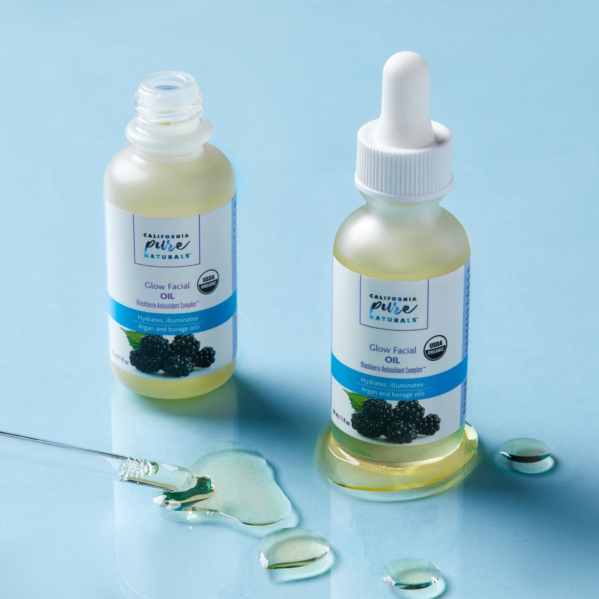 Organic Glow Facial Oil Set