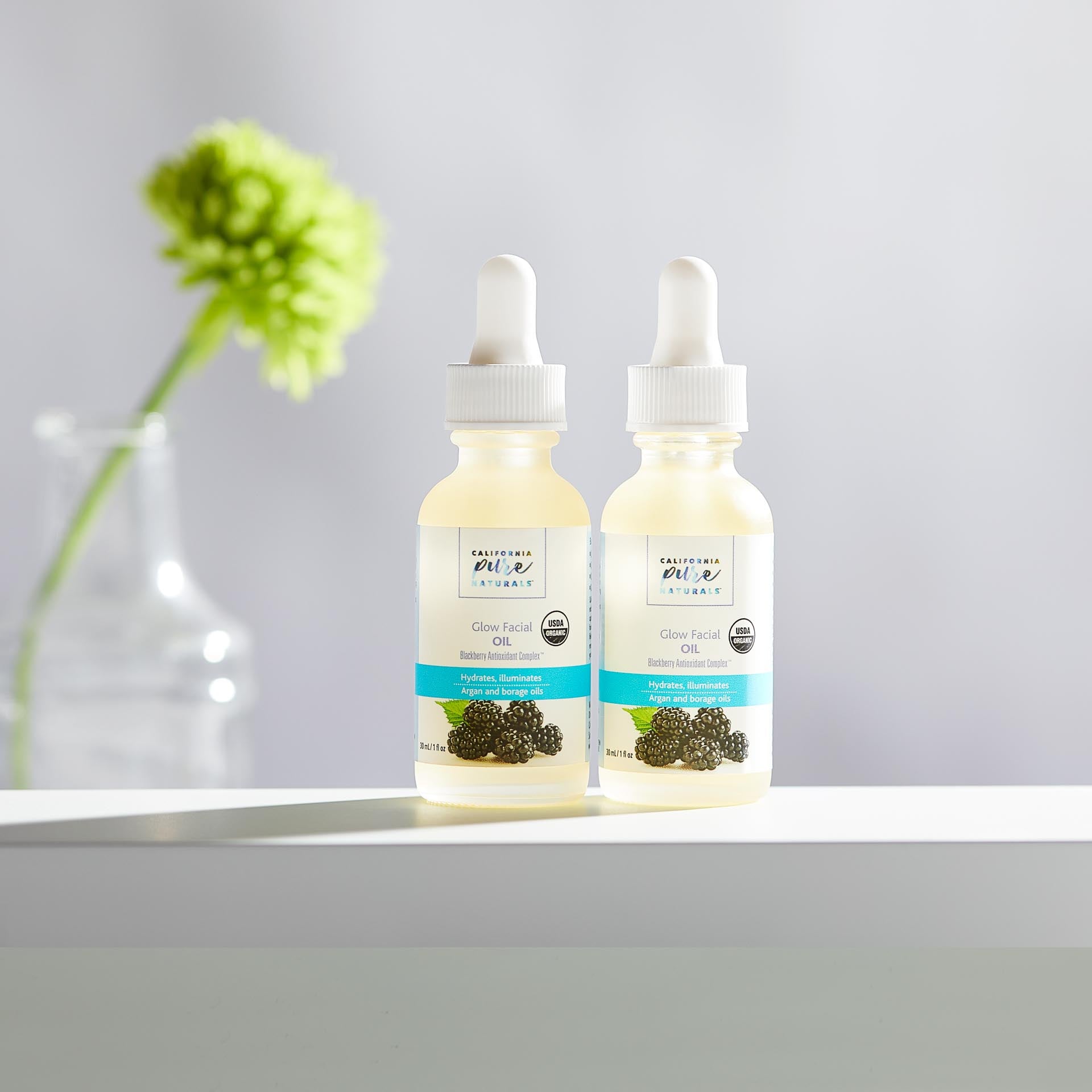 Organic Glow Facial Oil Set